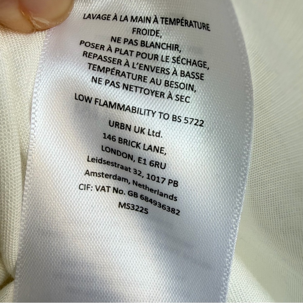 Mare Mare Anthropologie Halter Neck Dress Sz XS White Cotton Tiered Maxi READ - Picture 8 of 16